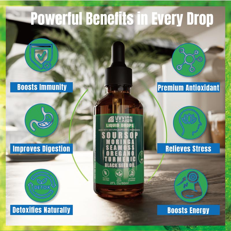 NatureCure 10-in-1 Soursop Liquid Drops