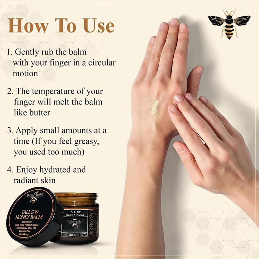 Organic Honey Tallow Balm