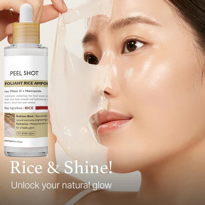 Peel Shot Glow Rice Ampoule Duo