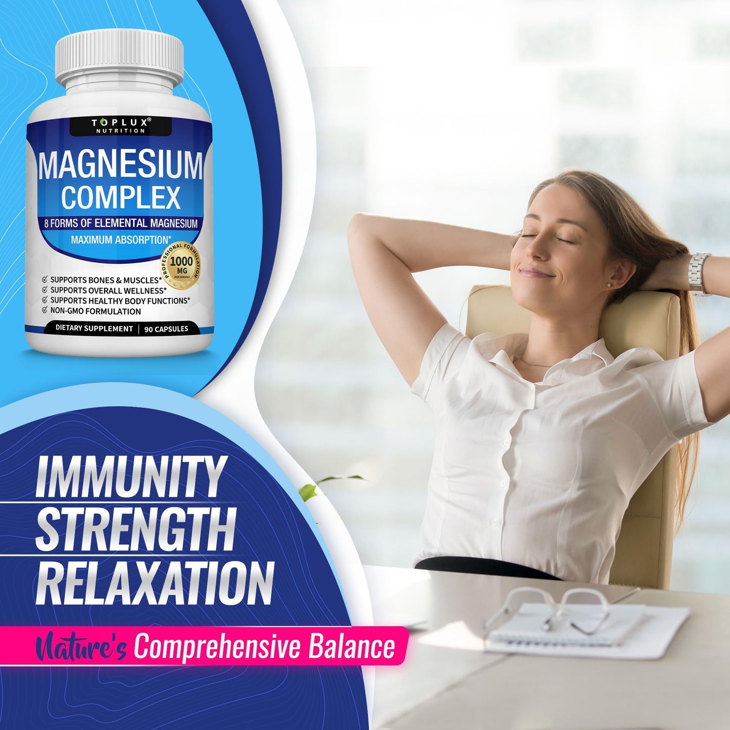 Toplux Magnesium Complex — 8 Essential