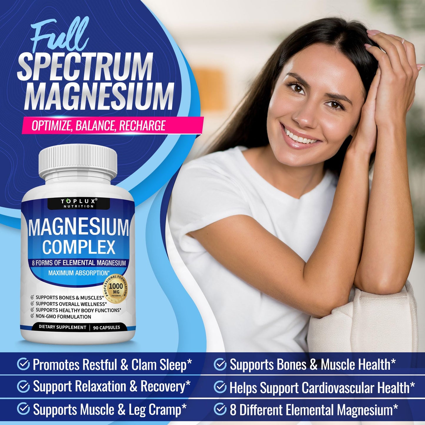 Toplux Magnesium Complex — 8 Essential